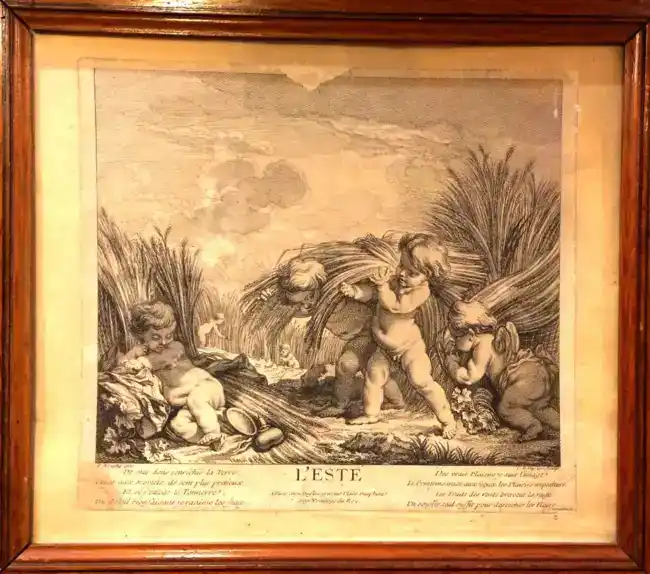 Tableau Gravure L'Esté (été).