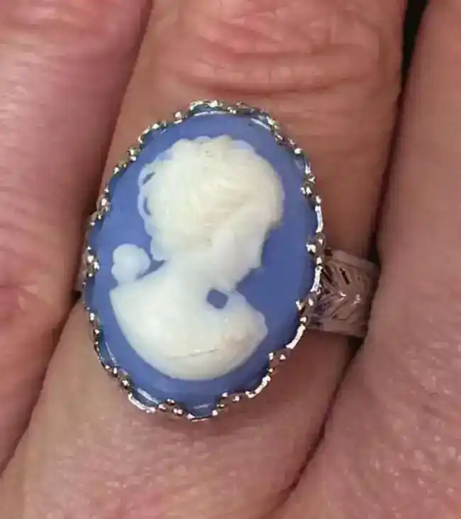 Bague Style Camée Style Fantaisie Bague réglable vintage.