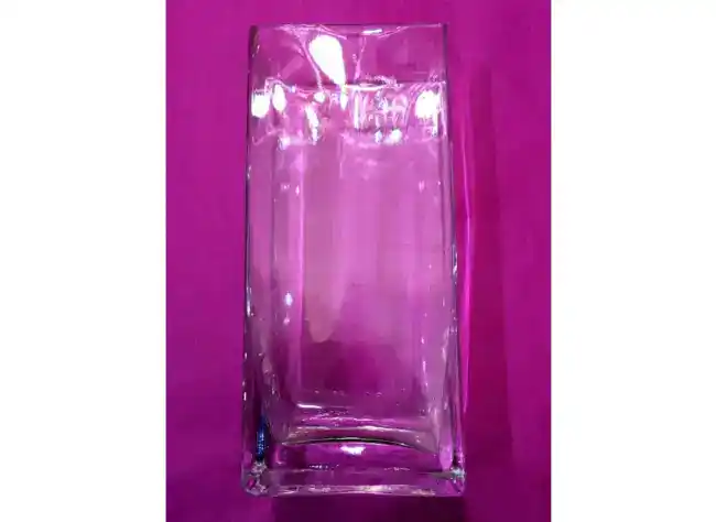 Vase rectangle à personnaliser.