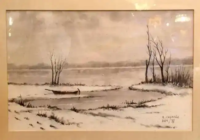 Aquarelle Aquarelle de A. Choteau.