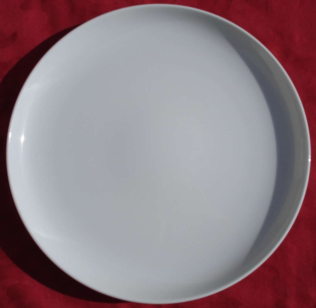 Assiette plate Elysée en porcelaine à personnaliser